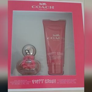 NWT COACH POPPY CRUSH SET